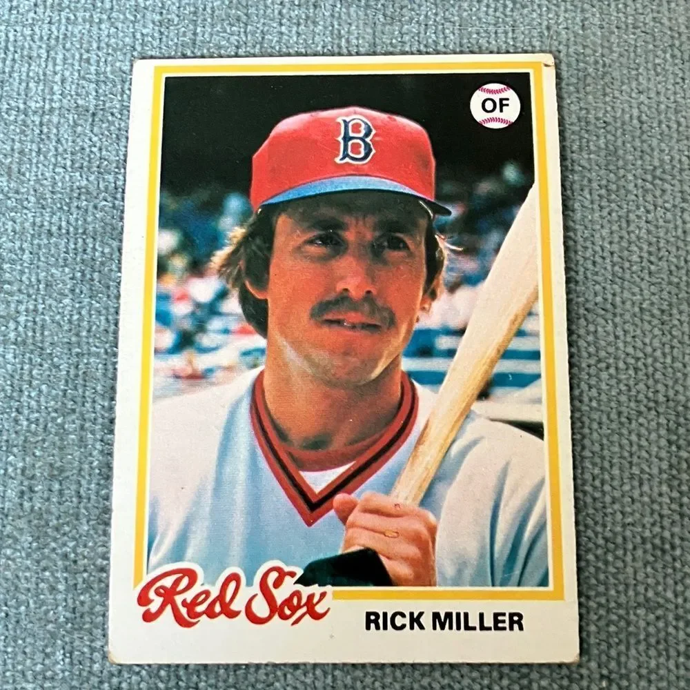 1978 Topps Boston Red Sox Baseball Card Trading Card